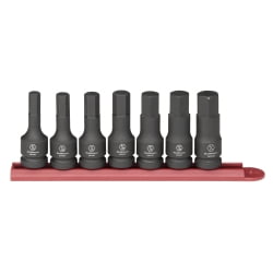 

GearWrench 84941 7 Piece 1/2 Drive 6 Point Sae Hex Impact Socket Set