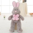 thumbnail image 4 of Poupée en Peluche Douce de 100 cm American Grand Rabbit Jouets Apaisants pour Cadeaux de la Saint-Valentin, 4 of 6