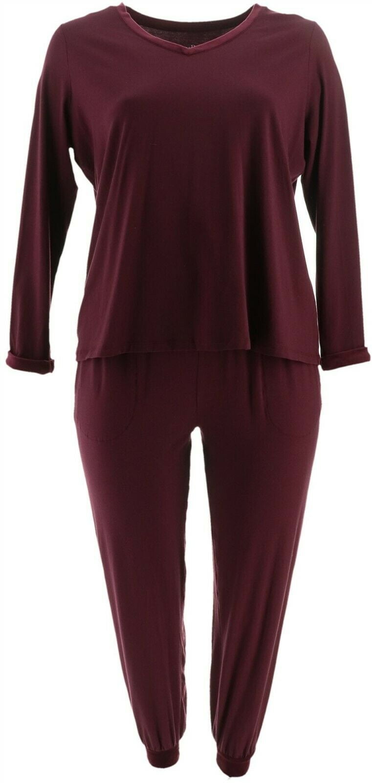 Anybody - AnyBody Loungewear Cozy Knit Velour Pajama Set Women's A345311 - Walmart.com - Walmart.com