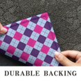 thumbnail image 6 of Pink Purple Checkered Pattern Door Rugs,Washable Non Slip Door Mats Indoor,Decorative Door Mats,Entry Mat Indoor for Entrance,Bedroom,Kitchen,Bathroom,17"x30", 6 of 6