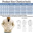 thumbnail image 4 of Vedolay Men's Cardigan Sweater Open-Front Cardigan Coat Solid Color Coats for Men 2023 Khaki,2XL, 4 of 5
