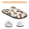 thumbnail image 3 of Slippers for Women, Classic Standing Horse Womens Slippers Fuzzy Winter House Shoes, Soft Anti-Skid Slippers Indoor and Outdoor, 3 of 5