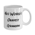 thumbnail image 2 of Sarcastic Grandpa Gifts, No.1 World's Okayest Grandpa, Grandpa 15oz Mug From Grandson, Cup For Granddaddy, Cool grandpa gifts, Unique grandpa gifts, Best grandpa gifts, Great grandpa gifts,, 2 of 2
