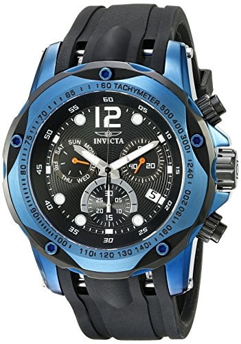 Men's Speedway Quartz Multifunction Black Dial Watch 24234