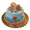 DEZICAKES Fake Cake Summer Beach Fake Cake Tropical Shells Faux Cake- fake food decoration Dezicakes Fake Food- Fake Cake- Home Decoration