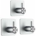 thumbnail image 1 of Gancho adhesivo NQ gancho de pared para baño soporte para toallas acero inoxidable plateado, 1 of 5