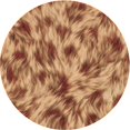 thumbnail image 1 of Ahgly Company Indoor Round Patterned Cantaloupe Orange Area Rugs, 7' Round, 1 of 6