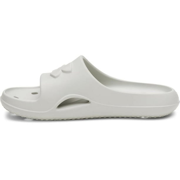 Sandalia Slide Under Armour Locker V para hombre, color verde hidro, talla 9