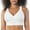Pearl White, variant on Adriana Wire-Free Full Bust Supportive Bralette, Black, 30DDD