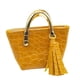 thumbnail image 2 of Bolso de mano para figuras de acción a escala 1:6 de 12 pulgadas, bolso de moda para mujer soldado con borlas. amarillo, 2 of 9