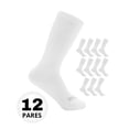 thumbnail image 1 of Fruit ot the Loom Calceta Escolar para Niña, Talla Grande, Color Blanco, 12 Pares, 1 of 3