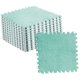 thumbnail image 5 of Losetas De Alfombra Entrelazadas, 10 Hojas De Alfombra De Suelo De Felpa Esponjosa Para Cabecera, 5 of 8
