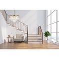 thumbnail image 4 of Elegant Lighting Sydney 32" Modern Metal/Crystal Chandelier in Satin Gold/Clear, 4 of 9