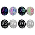 thumbnail image 5 of LED Digital Wall Clock Multifunctional Temperature Colorful Alarm Daily Clock Intelligent Household Display Clocks R1R1 Hanging, 5 of 8