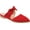 Red, variant on Journee Womens Telulah Slip On Pointed Toe Mules Flats