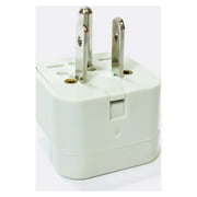 Universal to American Grounded Plug Adapter