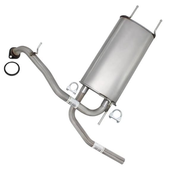 Northeastern Exhaust | Stainless Steel Intermediate Pipe, Muffler & Tail Pipe Exhaust System Kit Fits 2010–2013 Mazda 3 2.0L Sedan – Direct Fit