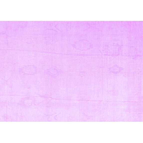 Ahgly Company Indoor Rectangle Oriental Purple Traditional Area Rugs, 3' x 5'