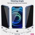 thumbnail image 4 of [1 Pack] iPhone 15 Pro Screen Protector, Privacy Screen, Tempered Glass, Full Coverage, Anti Spy, 9H Hardness, 4 of 4