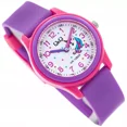 thumbnail image 2 of Reloj Q&q Niña Unicornio Números Y Manecillas Morado Color del bisel Rosa Color del fondo Blanco, 2 of 6