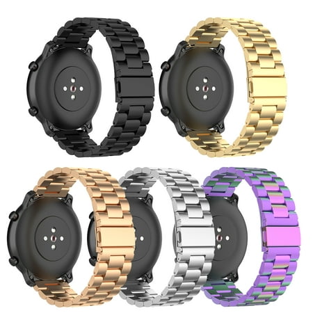 Applicable to Huami Amazfit GTR 47mm Smart Watch Steel Belt Three Beads Steel Belt 22mm Width