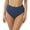 Navy Captain, variant on Womens Ruched Solid Swim Bottom Separates
