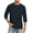 Navy, variant on Men's Big and Tall Shirts 3/4 Sleeve Cotton Tee Crew Neck Oversize Tops Casual Loose Fit Pullover T Shirts