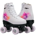 thumbnail image 6 of STMAX Quad Roller Skates for Girls White and Purple Size 1.5 Youth 4-Wheels Kids, 6 of 9