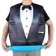 thumbnail image 2 of 3pcs Waterproof Adult Bibs - Reusable Dining Clothing Protectors With Crumb, 2 of 4