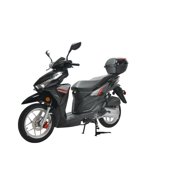 HHH Spider 200 Scooter EFI Fuel Injected Street Legal Scooter with 14 Rims (Red)