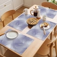 thumbnail image 5 of Purple Marble Placemats Set of 6 Modern Minimalism Abstract Aesthetic Art Place Mats Indoor Wipeable Table Mats Washable Cloth Dining Table Placemats for Kitchen Holiday Party Home Decor 13x19 Inch, 5 of 9