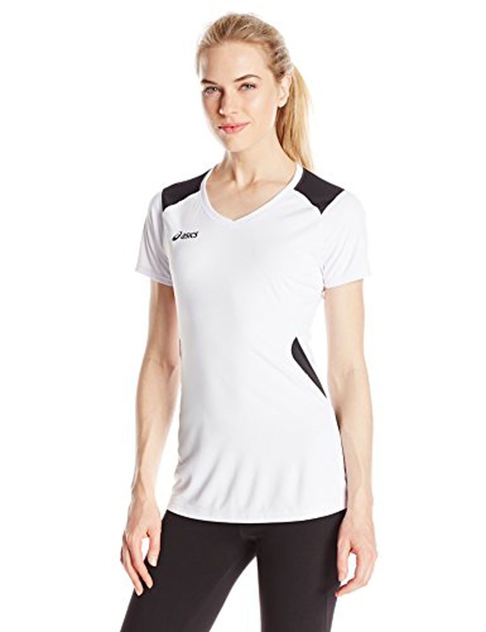 Coöperatie vervorming instructeur ASICS Women's Set Cap Sleeve Volleyball Jersey - Walmart.com