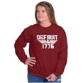 thumbnail image 3 of 1776 Defend Freedom Independence Sweatshirt for Men or Women Brisco Brands L, 3 of 6