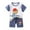 CR11, variant on Darzheoy Toddler Girls And Boys Outfits Summer Cotton Round Neck Clothes Solid Color Graphic Casual Printed Short Sleeve 2 Piece Sets ,Size 6 Months-5 Years