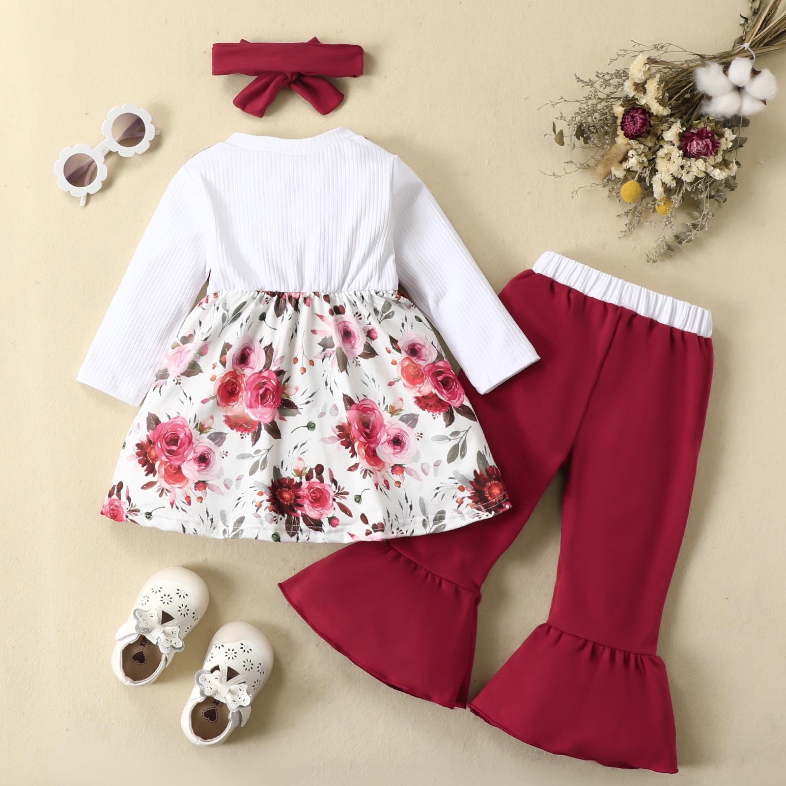 Lot Vêtements Bébé Fille 12-18 Mois - Occasion En Très Bon état, Tenues Complètes