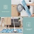 thumbnail image 6 of Light Blue Christmas Snowflake Pattern Kitchen Rugs Sets Of 3,Kitchen Runner Rugs Non Skid Washable,Decorative Kitchen Floor Mats for Kitchen,Sink,Laundry,17"x30"+ 17"x47" + 17"x59", 6 of 6