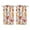 Mushroom (14)-2, variant on Mushroom (15) Kitchen Curtains - Vintage Tier Curtains for Bathroom Living RV Rod Pocket Window Drapes 36 Inch 2 Panels Set 28"x36" Window Treatment Tiers