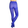 thumbnail image 3 of ToBeInStyle Junior Teenage Girl Young Adult Opaque Nylon Pantyhose - Royal Blue - One Size, 3 of 6