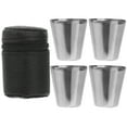 thumbnail image 1 of HONMEET 4Pcs Stainless Steel Shot Cups Multi Color Travel Drinking Mug for Parties Adults, 1 of 7