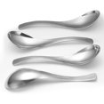 thumbnail image 1 of Cucharas de sopa gruesas y pesadas, cucharas de sopa de acero inoxidable, cucharas de mesa, juego de 4, 1 of 1