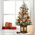 thumbnail image 6 of Goldensoil Pre-lit Mini Christmas Tree, Artificial 3ft Tabletop Christmas Tree, Style 11, 6 of 8