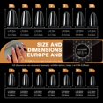 thumbnail image 4 of Milue Natural looking False Nails Transparent Clear Gel Nail Tips for DIY Nail Art, 4 of 20