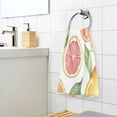thumbnail image 3 of Yayeee 100% Cotton Hand Towels for Bathroom 16" x 28" Soft Absorbent Kitchen Towel, Candy Orange, 3 of 7