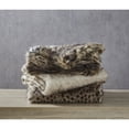 thumbnail image 4 of Inspired Home Lacie Knit Throw Faux Leopard 50"x60", Brown, 4 of 6