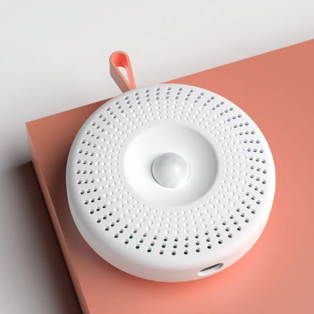 Desodorizador de arena para gatos recargable por USB, minipurificador de aire para mascotas, eliminador de olores para gatos, perros, coches y armarios (2600 mAh)