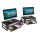 thumbnail image 2 of Organizador de archivos de escritorio Ekisemio, paquete de 2 bandejas para cartas, 2 niveles, color negro, 2 of 7