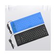 thumbnail image 2 of 85Keys Foldable Soft Silicone Mute USB Wired Mini Keyboard Computer Accessory - Pink, 2 of 5
