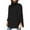 Black, variant on Fesfesfes Women Sweaters Solid Winter Turtleneck Sweater Bat Sleeve Hem Pullover Knitted Sweater Tops Plus Size $10