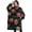 Neon Halloween Pumpkins, variant on Oversized Wearable Blanket Hoodie,Neon Halloween Pattern Sherpa Blanket Hoodie with Super Pockets,Super Warm Fuzzy Pullover for Women & Men