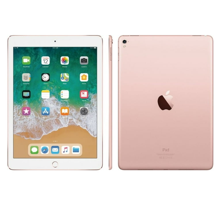 Restored Apple iPad Pro 9.7-inch 128GB Rose Gold Wi-Fi Only - Tempered Glass, Generic Case & Charger (A1673) (Refurbished) Restored Apple iPad Pro 9.7-inch 128GB Rose Gold Wi-Fi Only - Tempered Glass, Generic Case & Charger (A1673) (Refurbished)